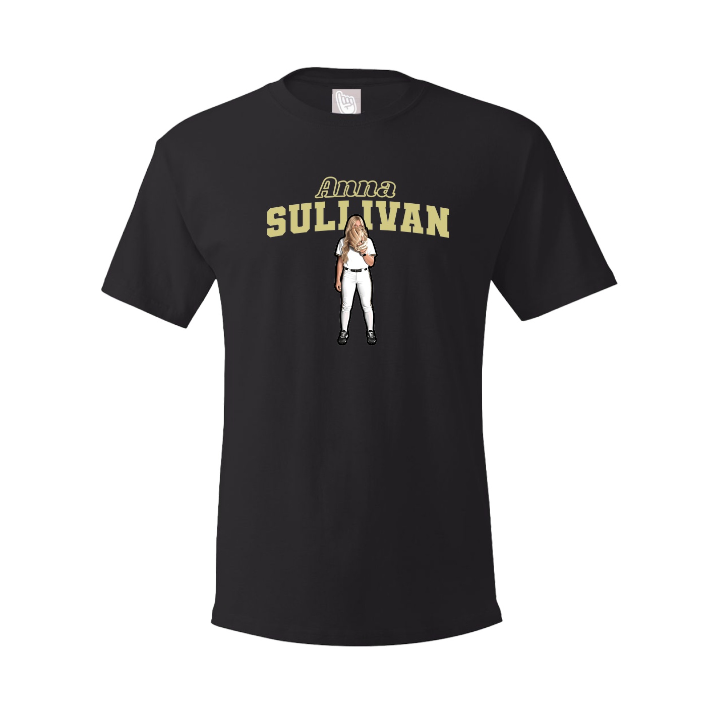 Youth Tee — Name Arch in Black