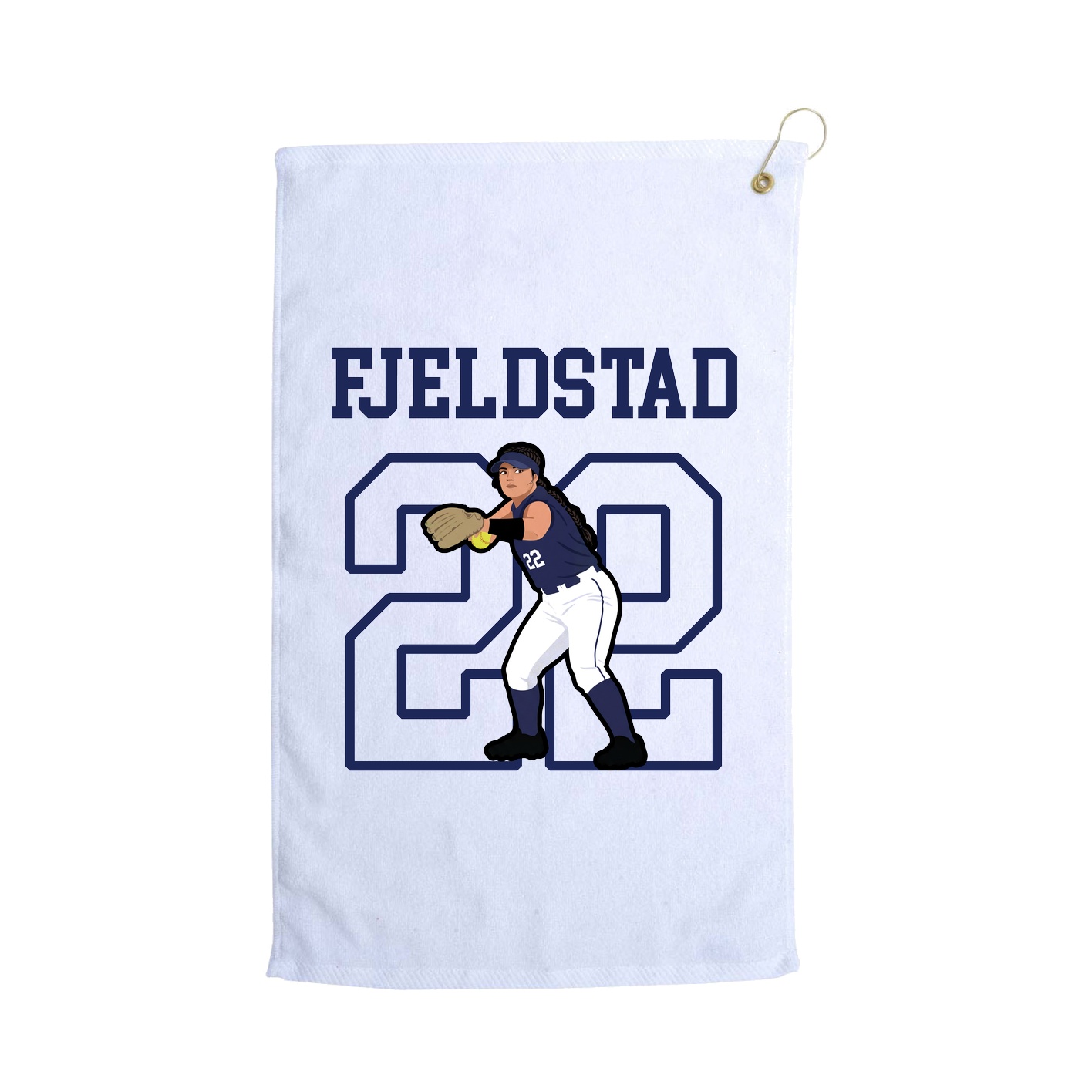 Golf Towel — Shirsey in White