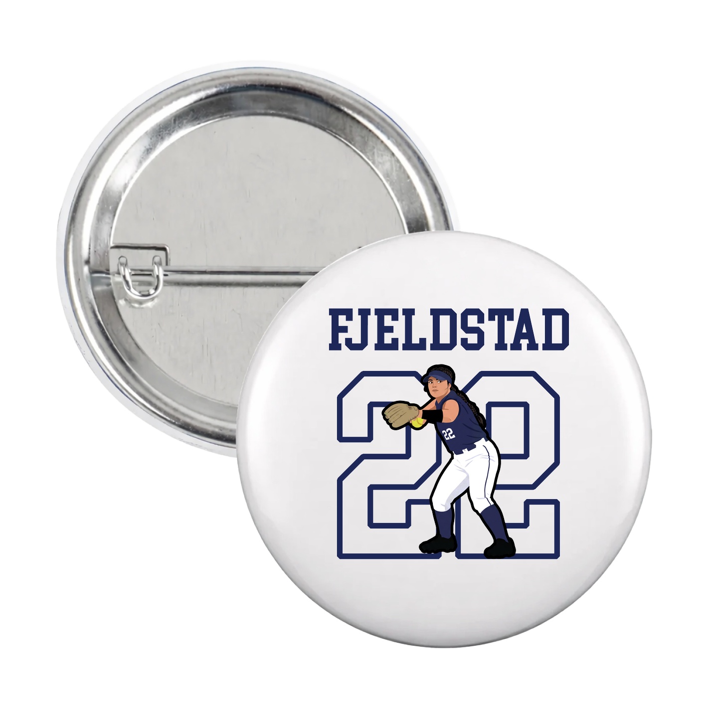 Game Day Button — Shirsey in White