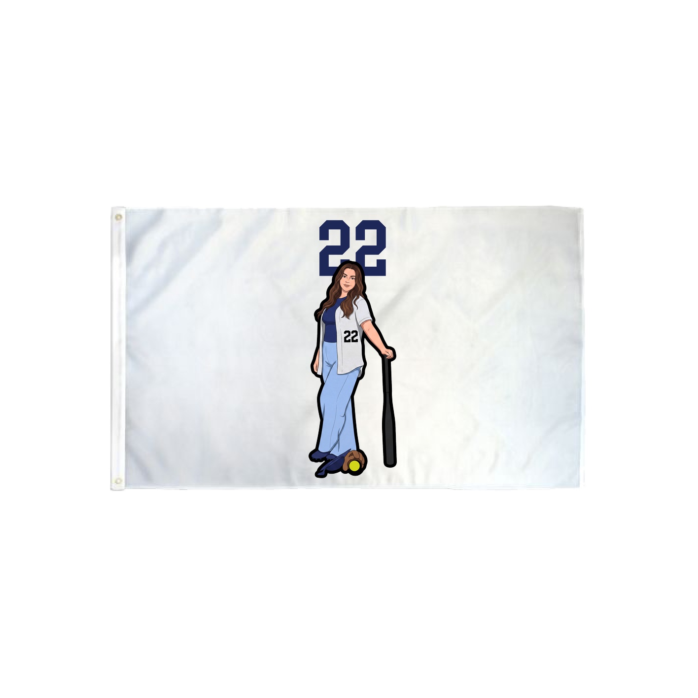 3x5 Flag — Number Top in Classic