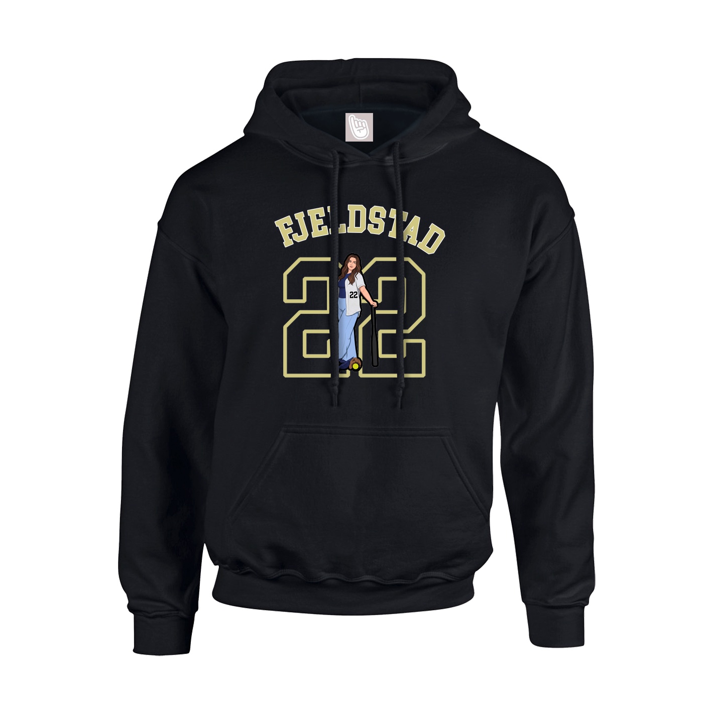 Hoodie — Shirsey Arch in Black