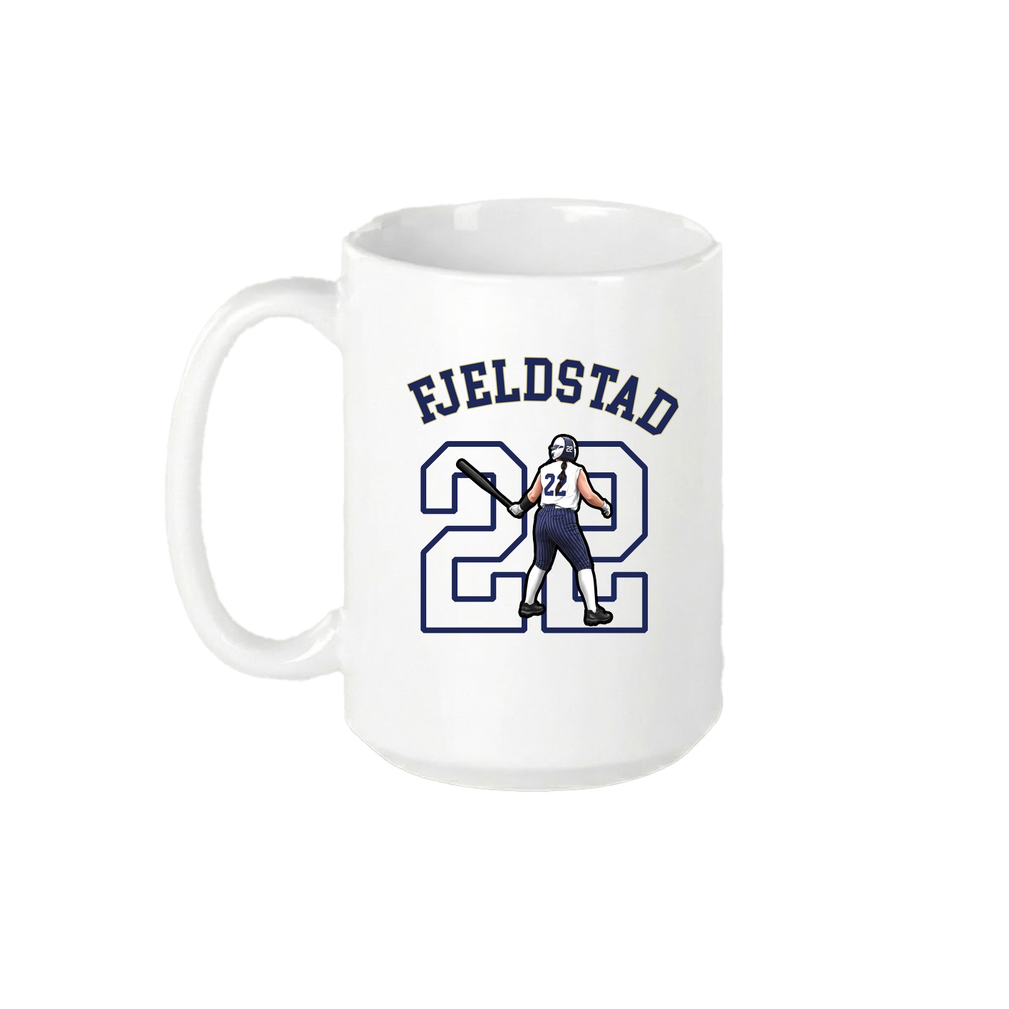 15oz Coffee Mug — Shirsey Arch in White