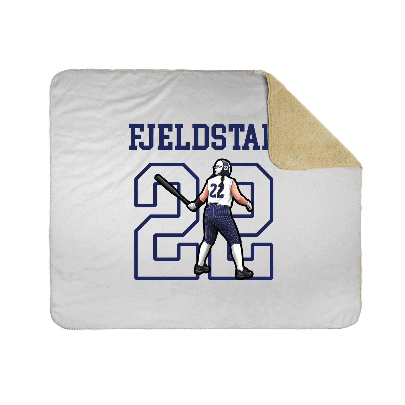 Throw Blanket — Shirsey in White