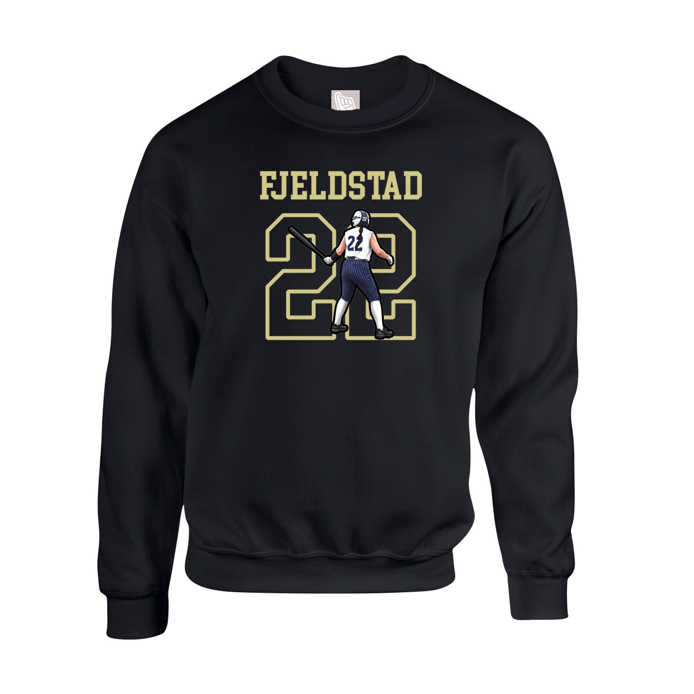 Fleece Crew — Shirsey in Black