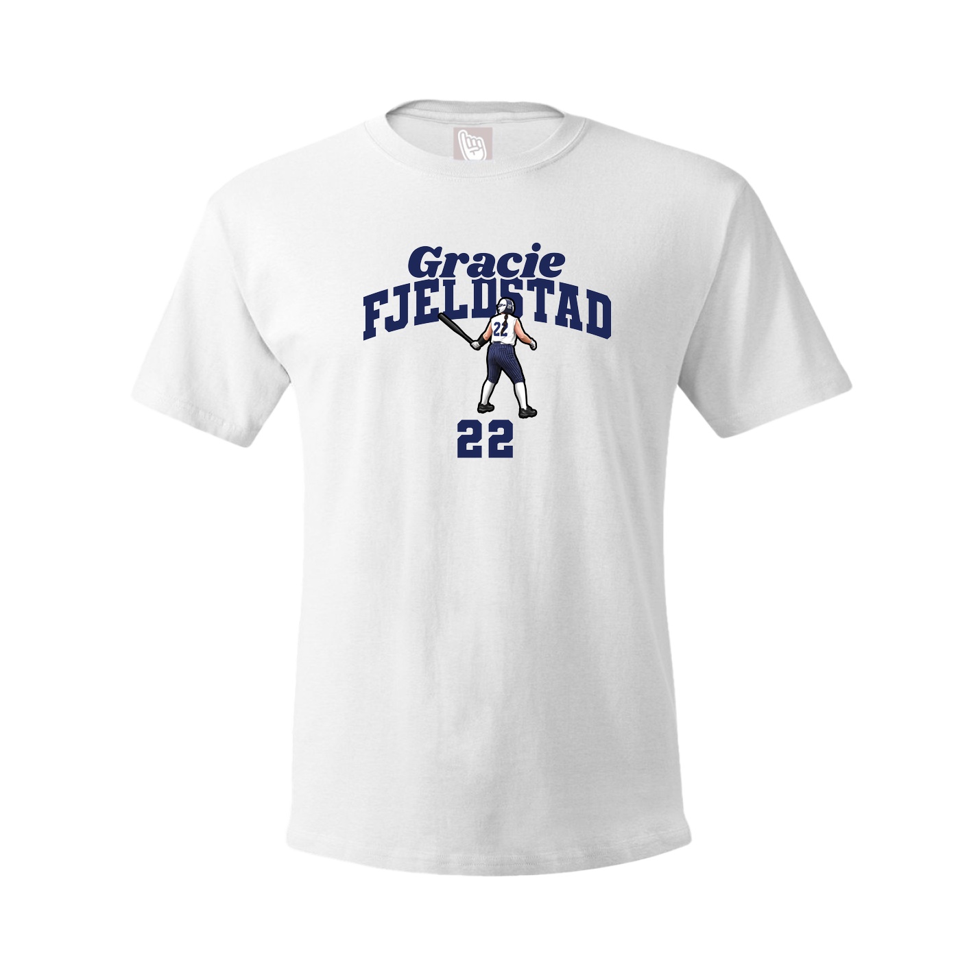 Youth Tee — Signature Arch in White