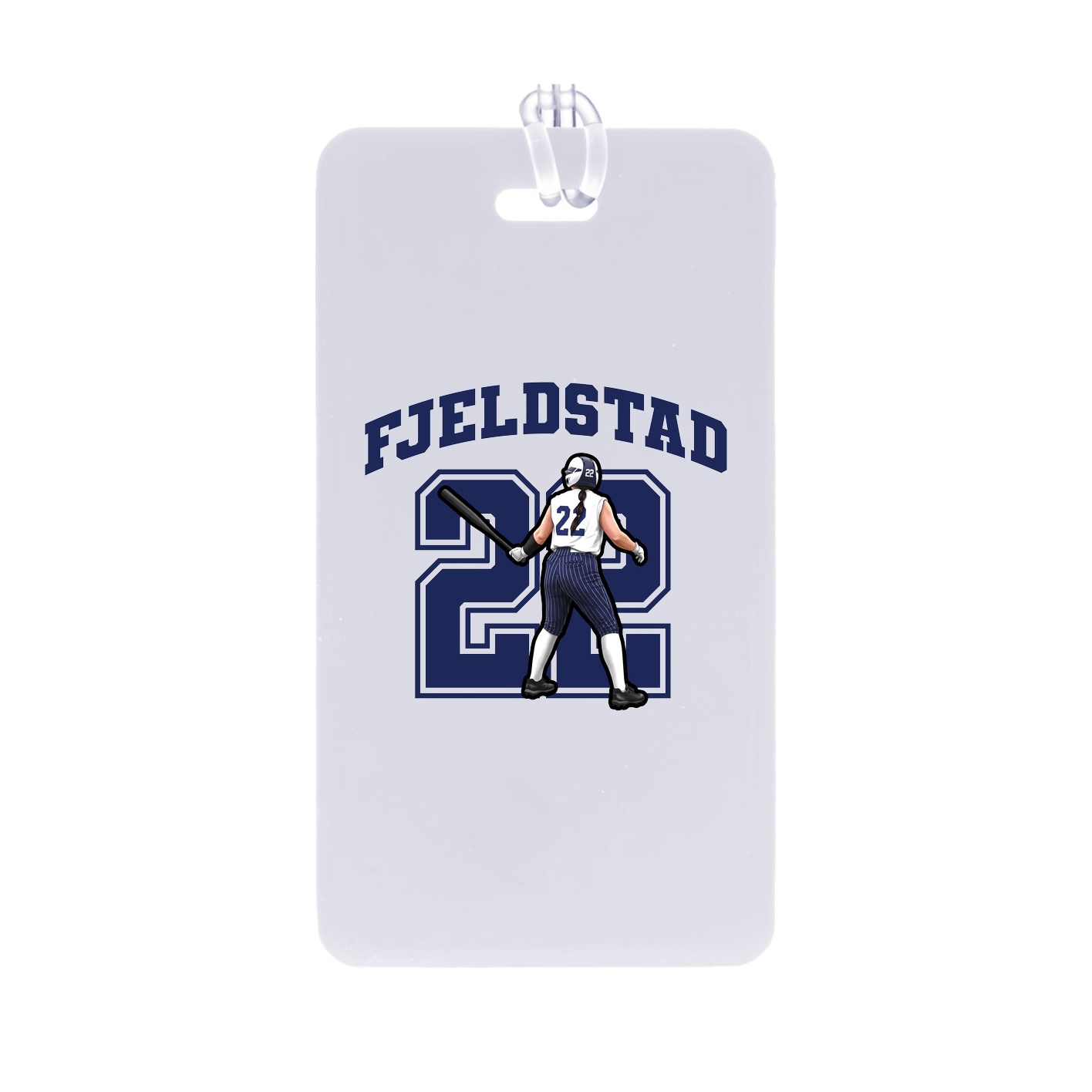 Bag Tag — Number in Classic
