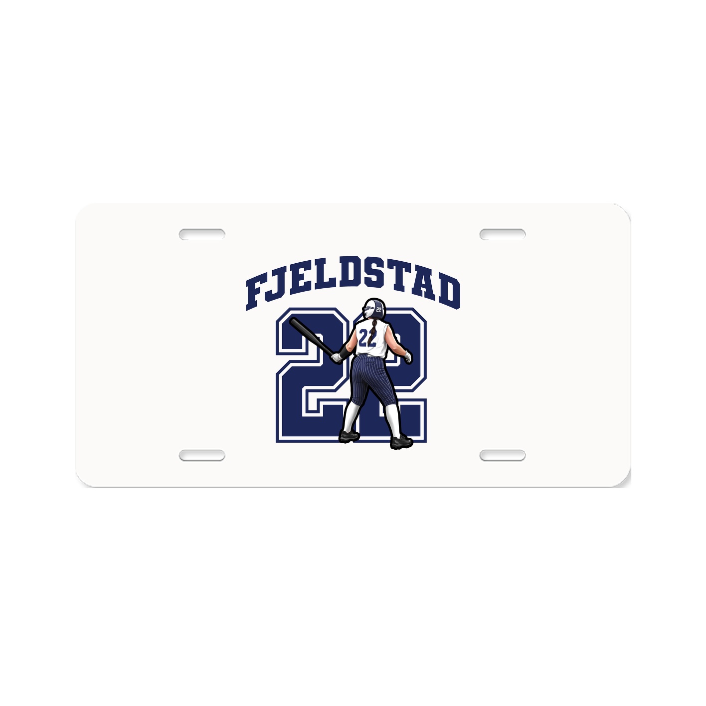 License Plate — Number in Classic