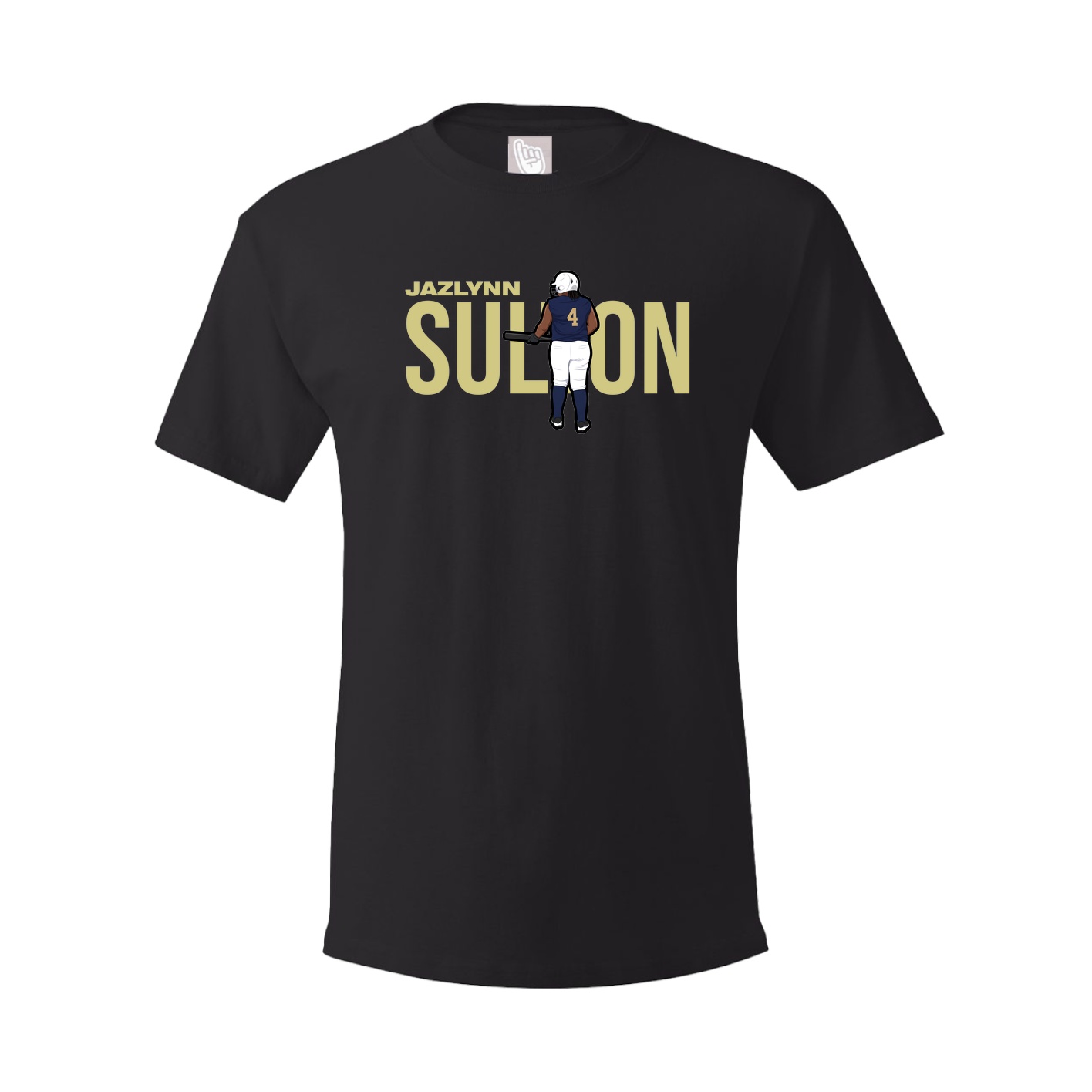 Youth Tee — Player Name in Black