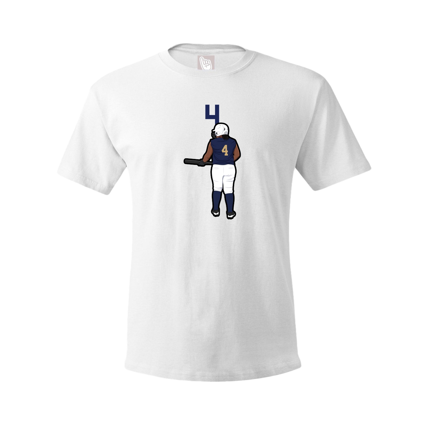 Tee — Number Top in White