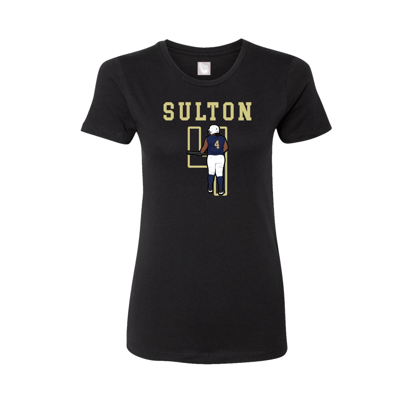 Fitted Women's Tee — Shirsey in Black