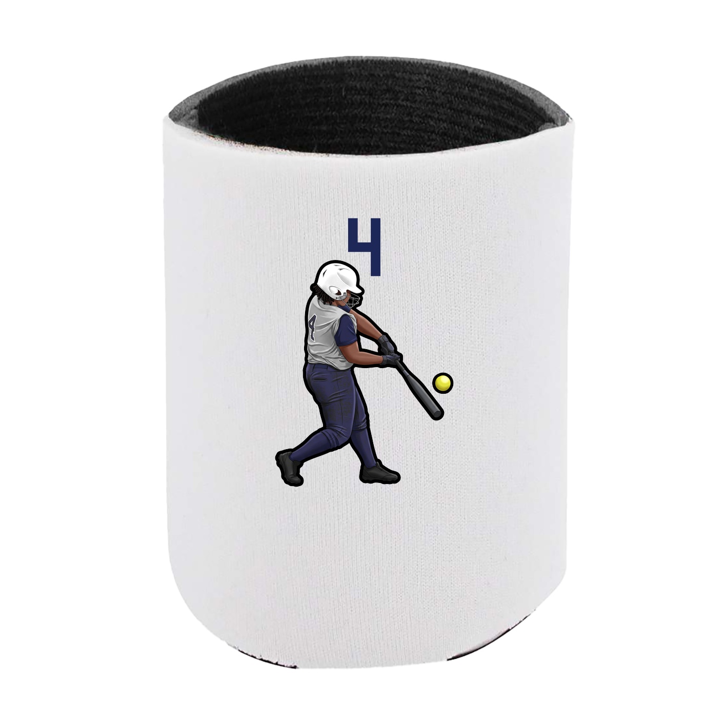 Can Holder — Number Top in White