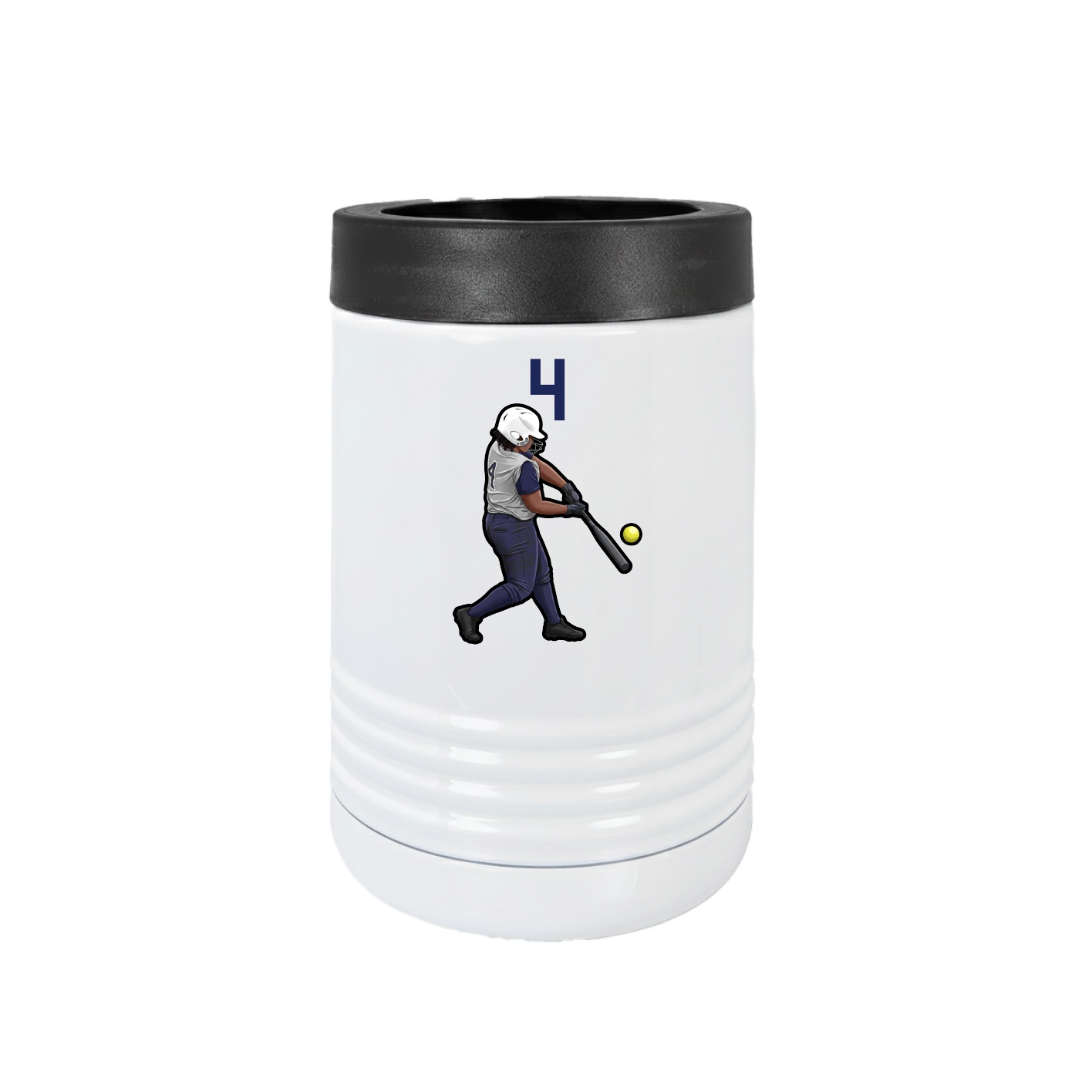 Beverage Holder — Number Top in White