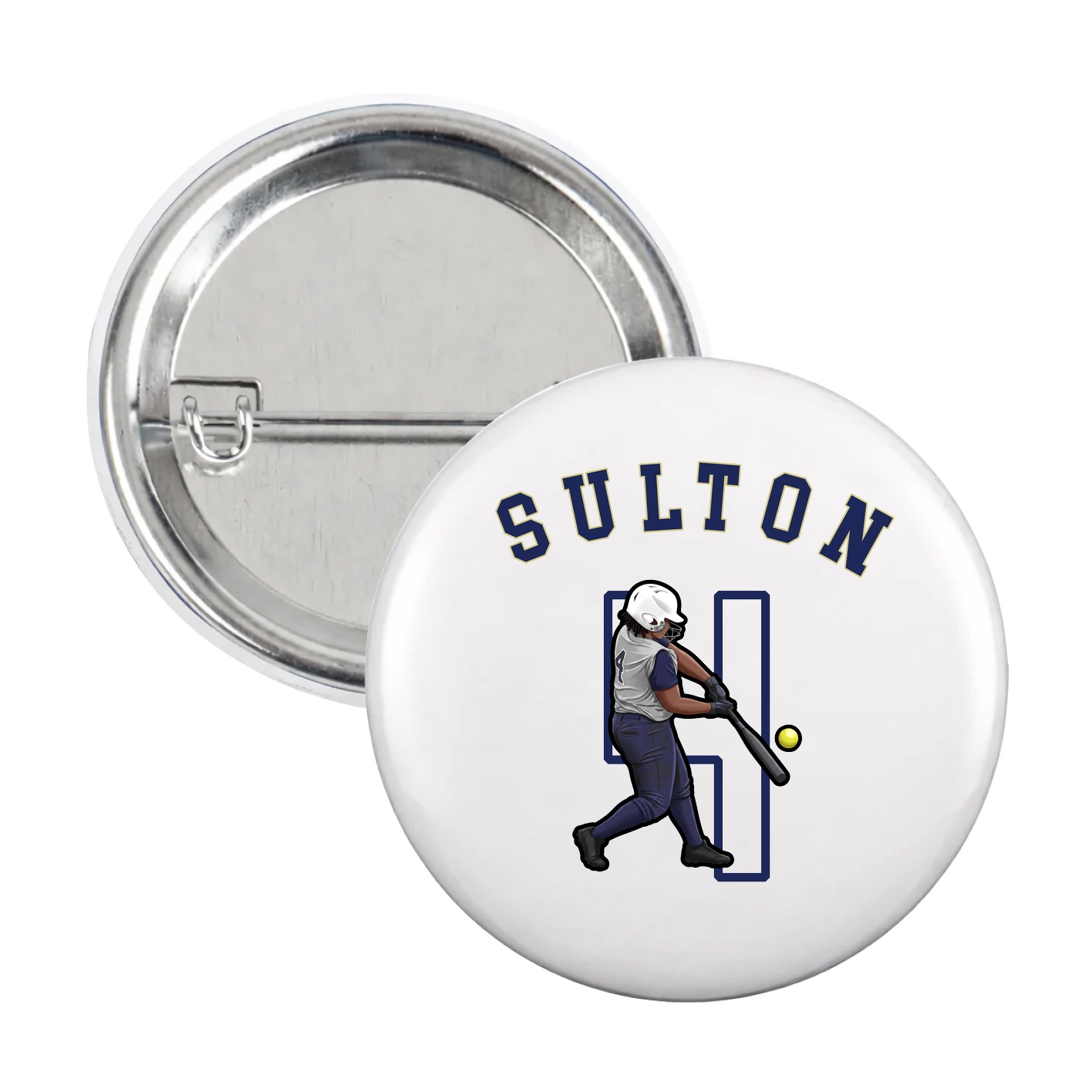 Game Day Button — Shirsey Arch in White
