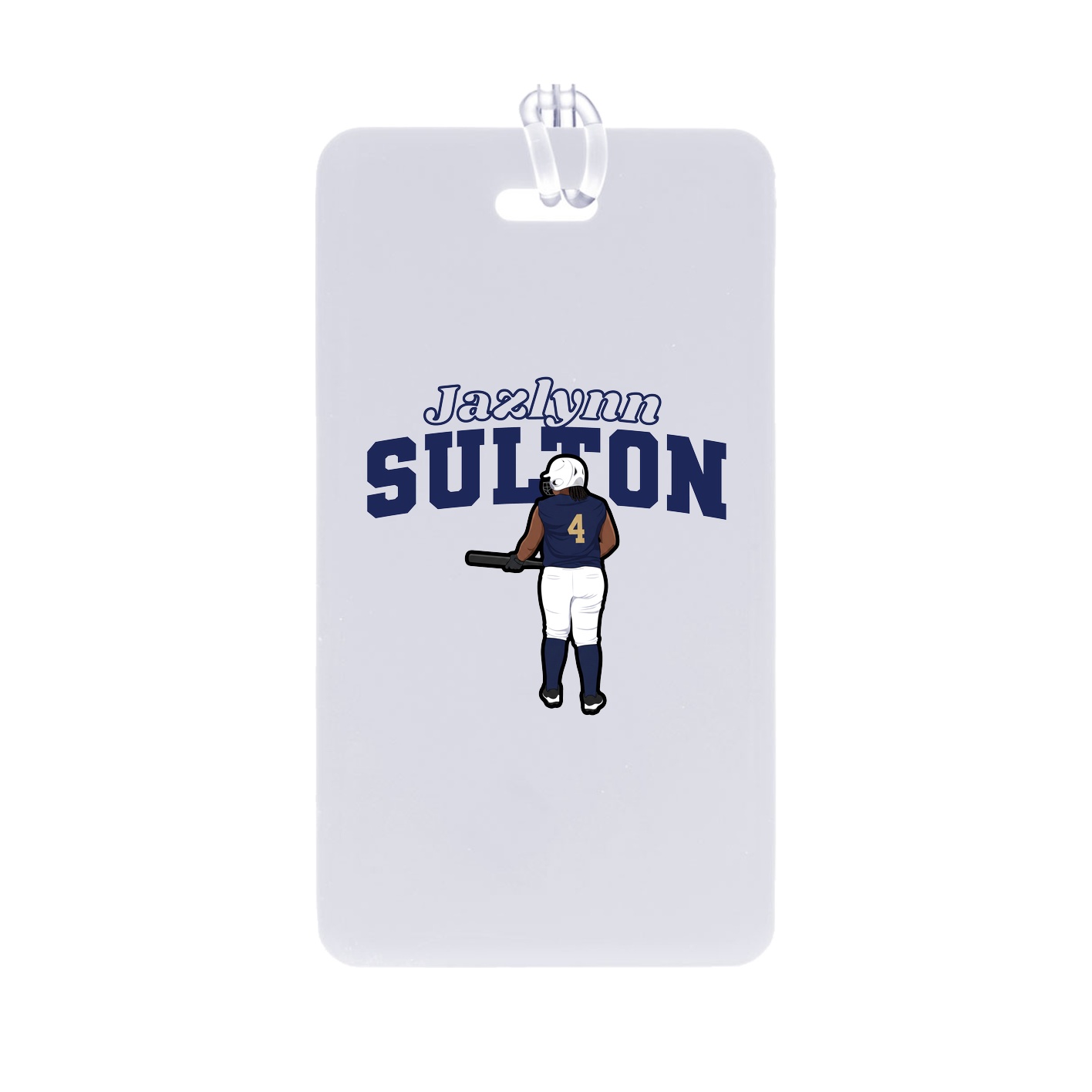 Bag Tag — Name Arch in Classic