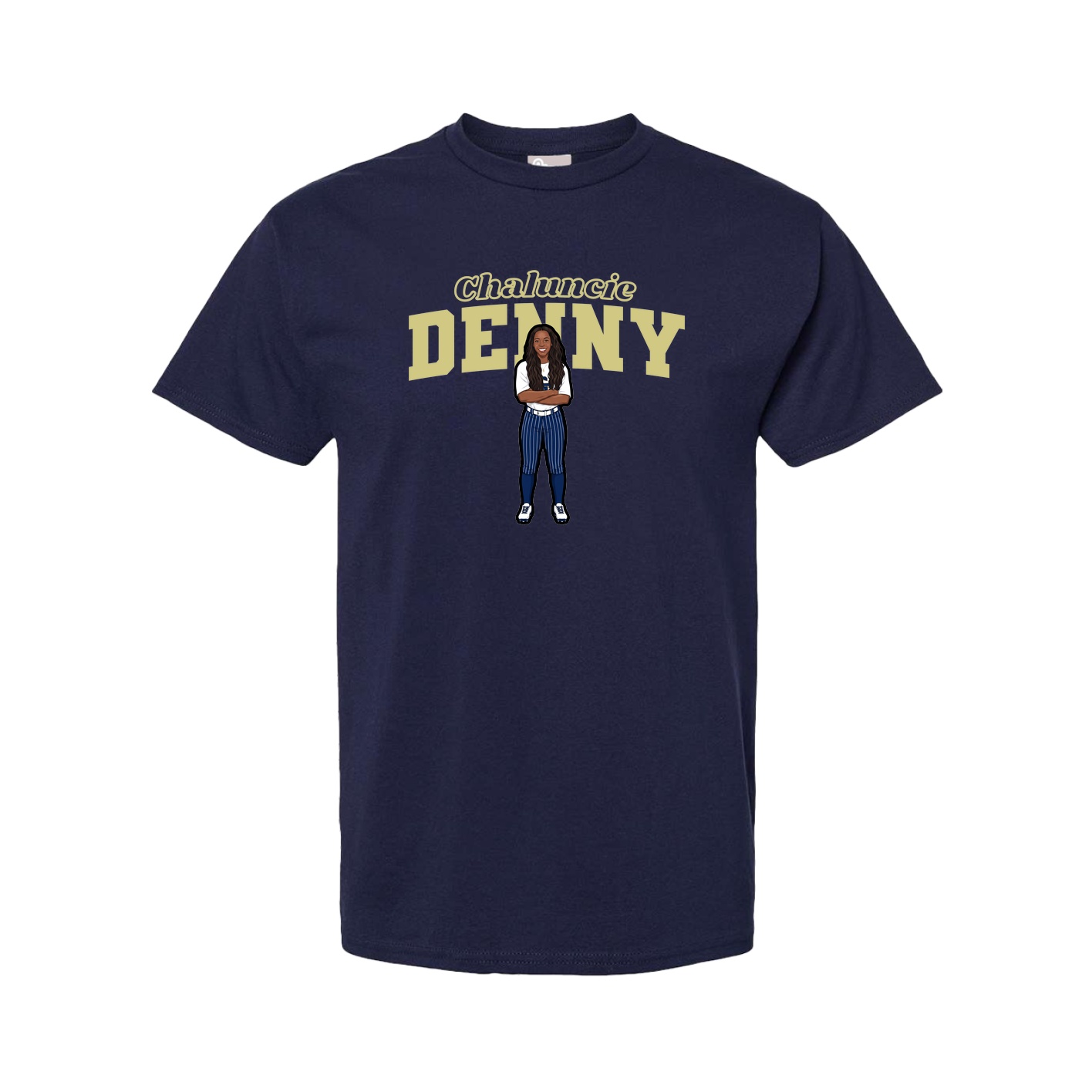 Tee — Name Arch in Navy