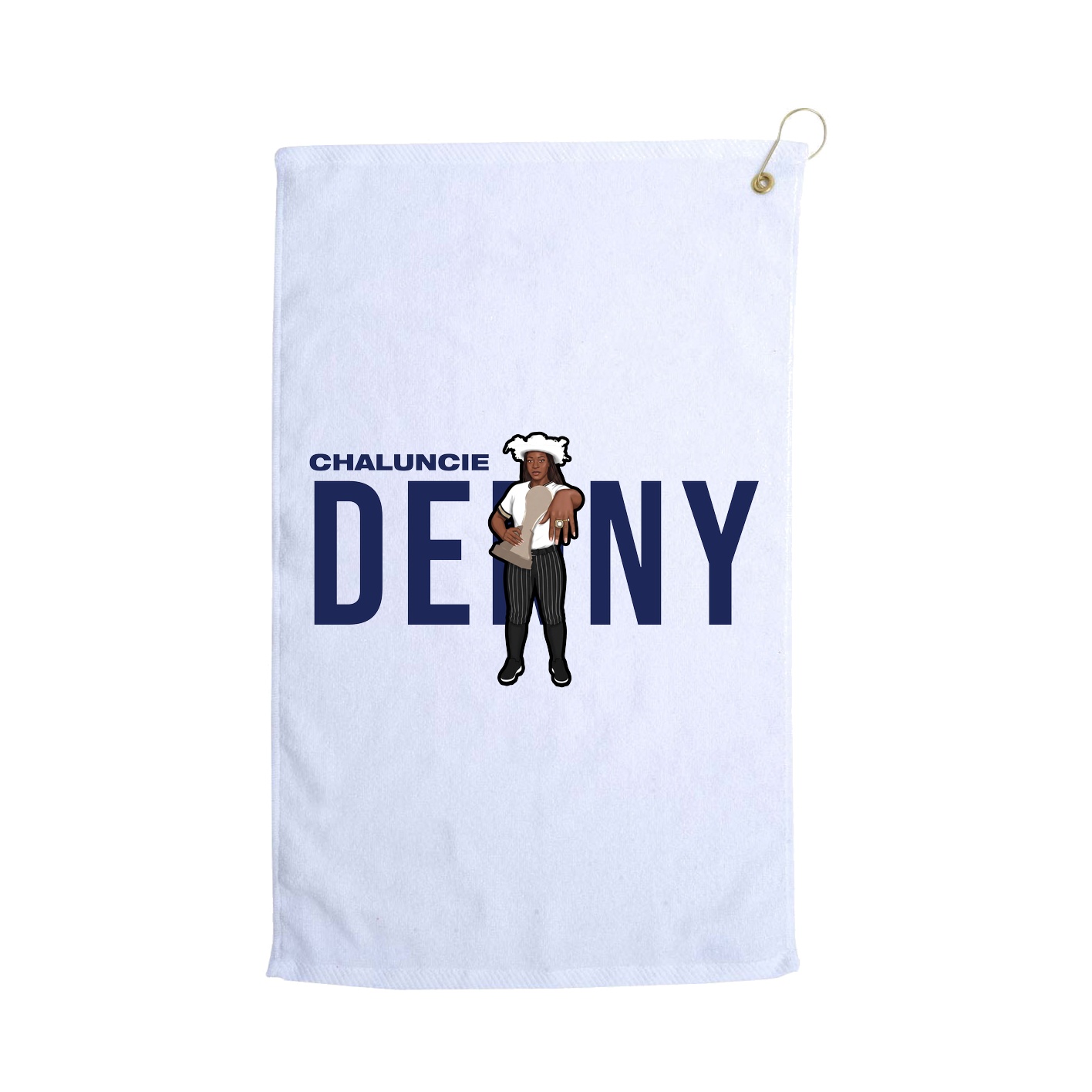 Golf Towel — Player Name in White