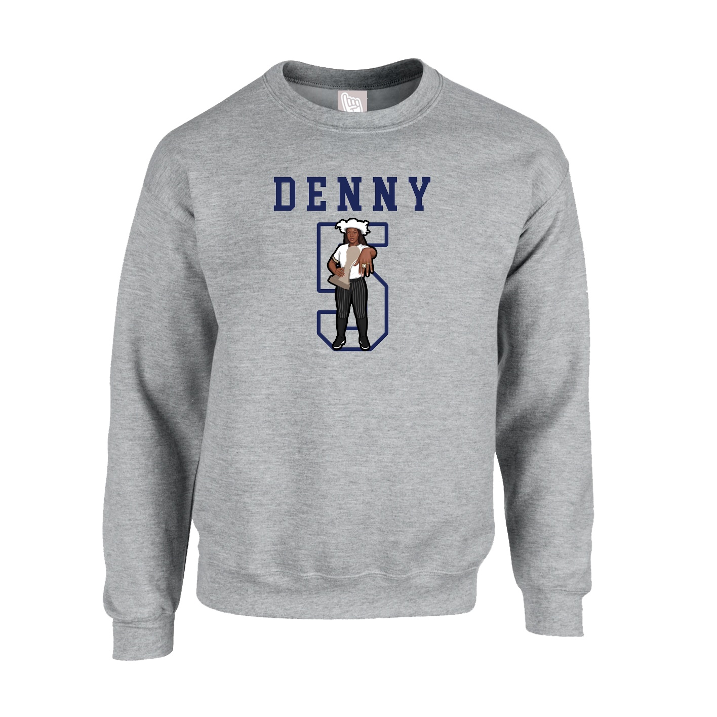 Fleece Crew — Shirsey in Grey