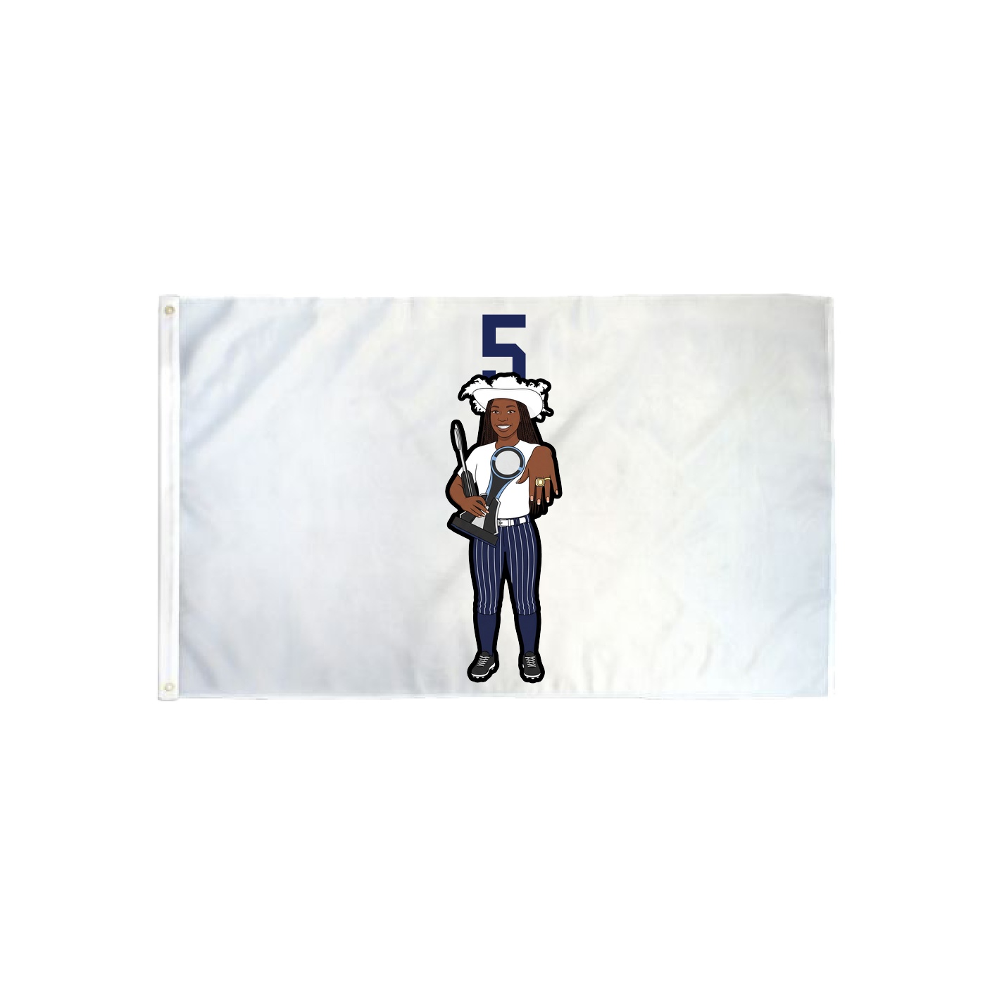 3x5 Flag — Number Top in Classic