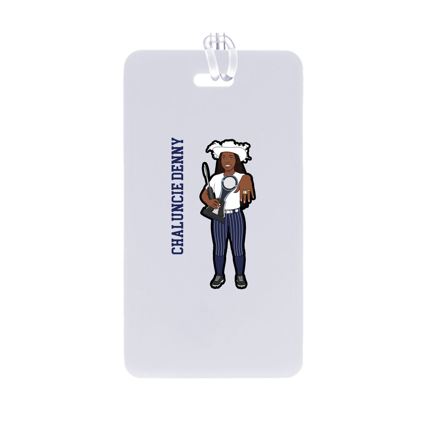 Bag Tag — Name Vertical in Classic