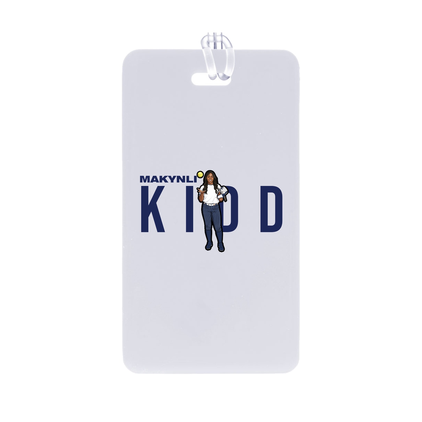Bag Tag — Player Name in Classic