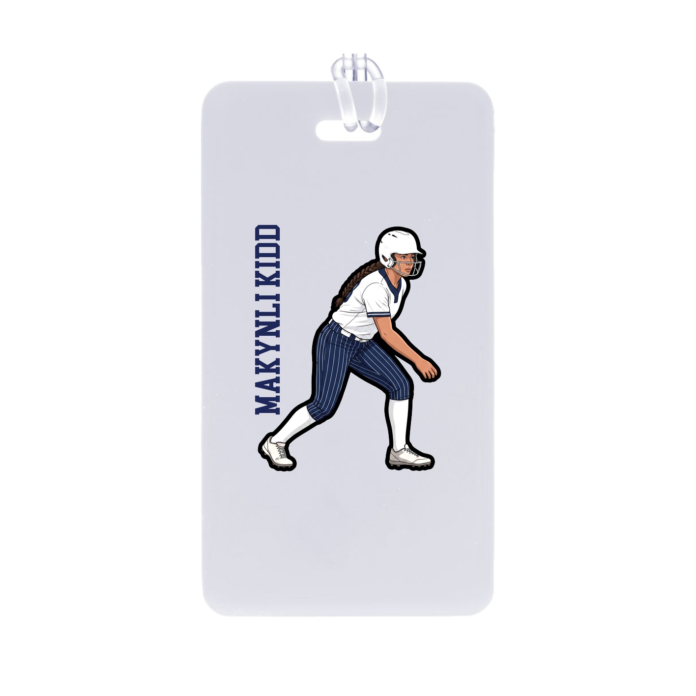 Bag Tag — Name Vertical in Classic