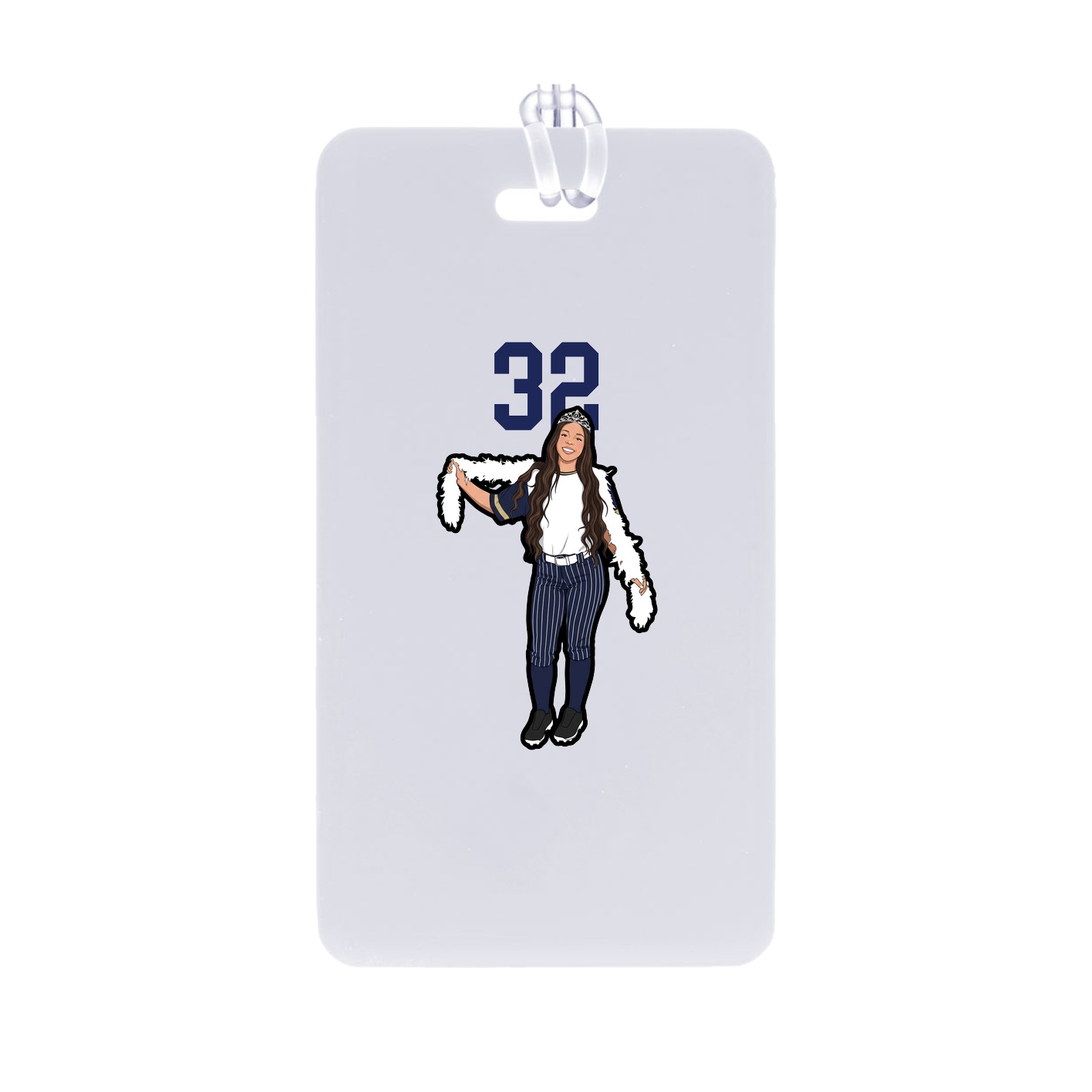 Bag Tag — Number Top in Classic