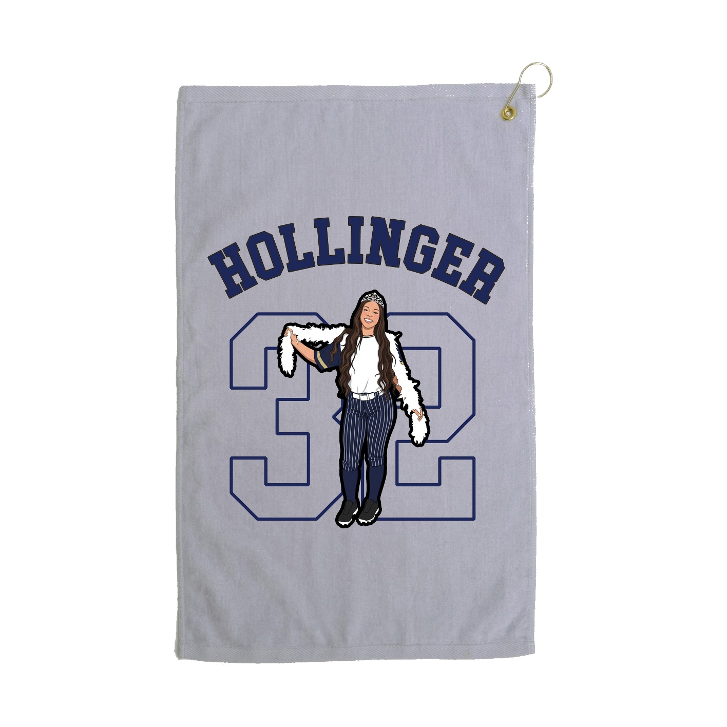 Golf Towel — Shirsey Arch in Grey