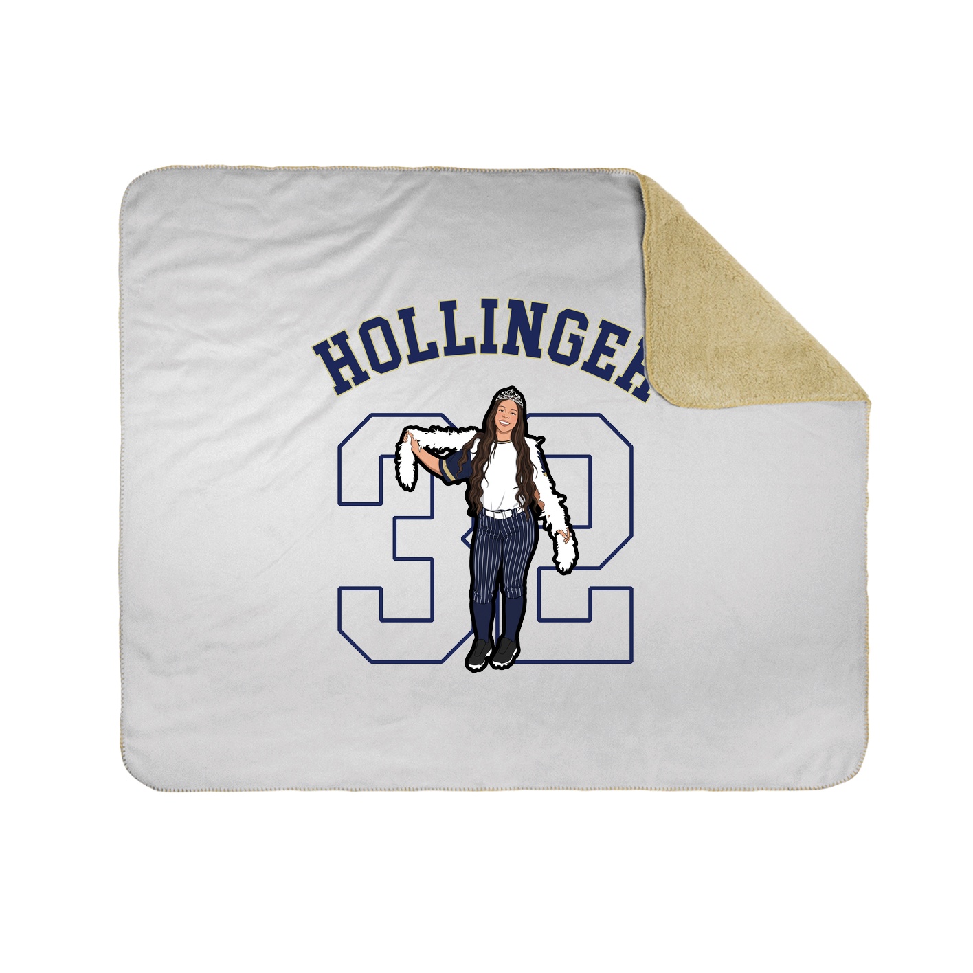 Throw Blanket — Shirsey Arch in White