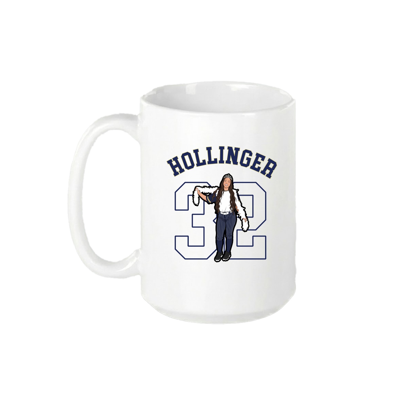 15oz Coffee Mug — Shirsey Arch in White
