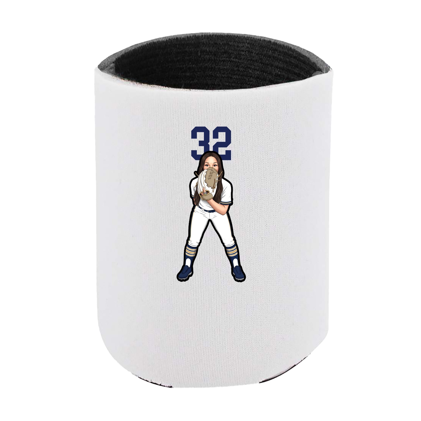 Can Holder — Number Top in White