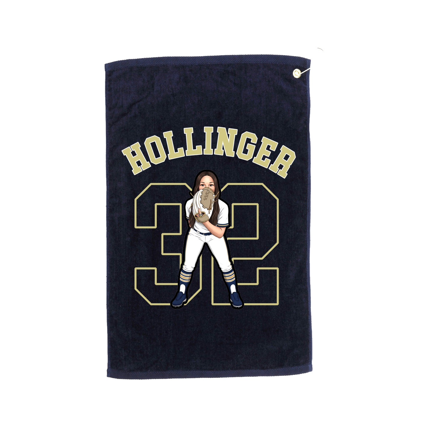 Golf Towel — Shirsey Arch in Navy