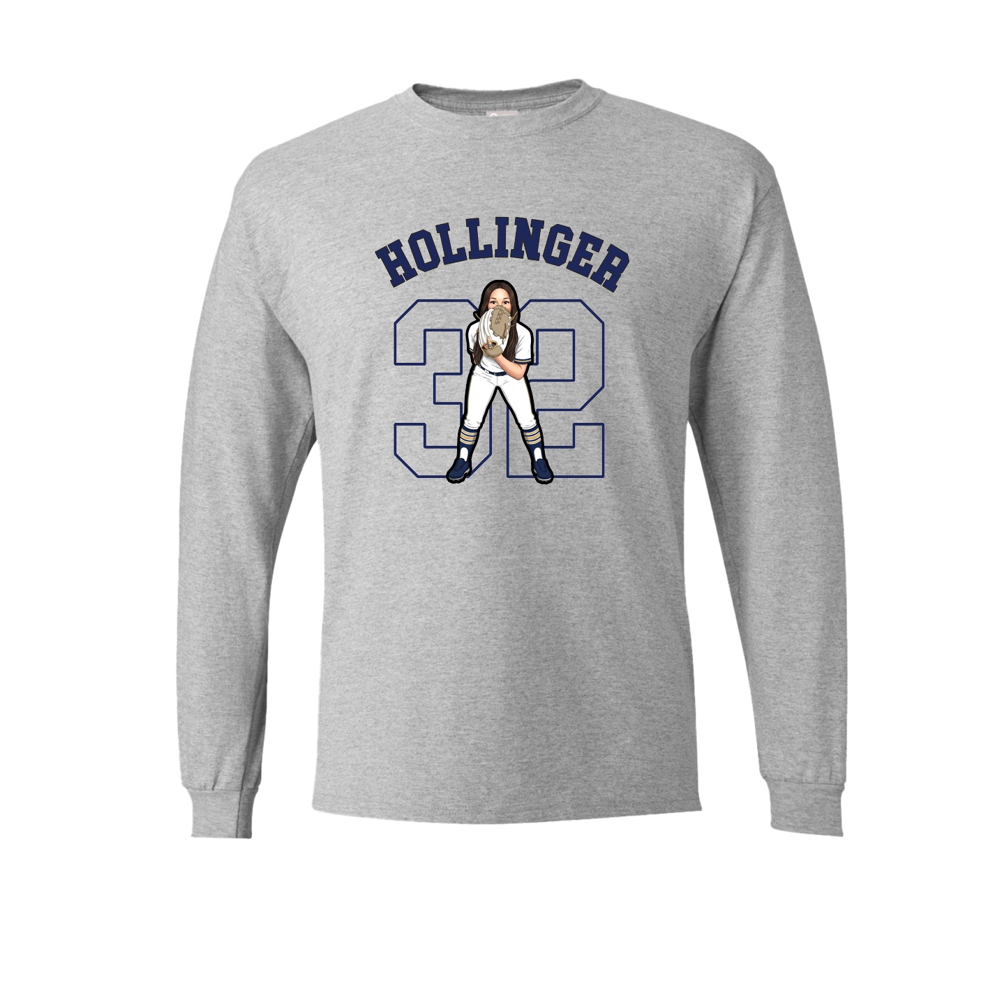 Long Sleeve Tee — Shirsey Arch in Grey