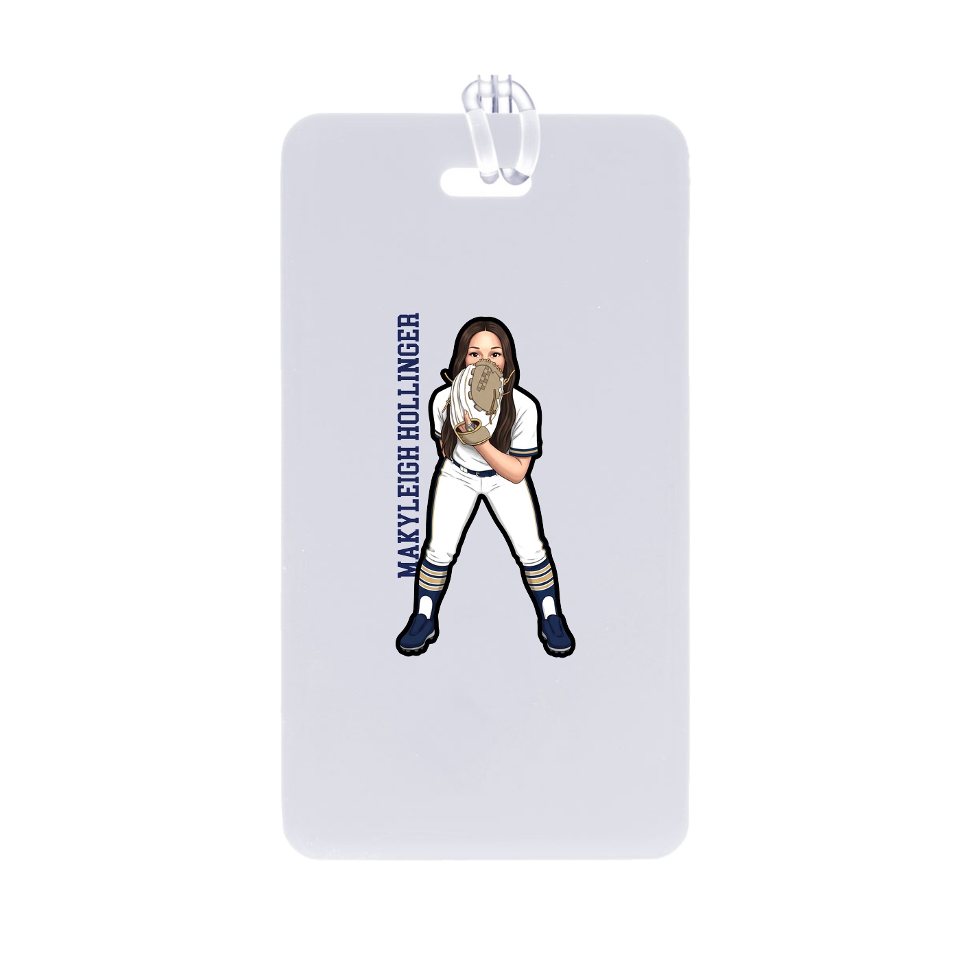 Bag Tag — Name Vertical in Classic