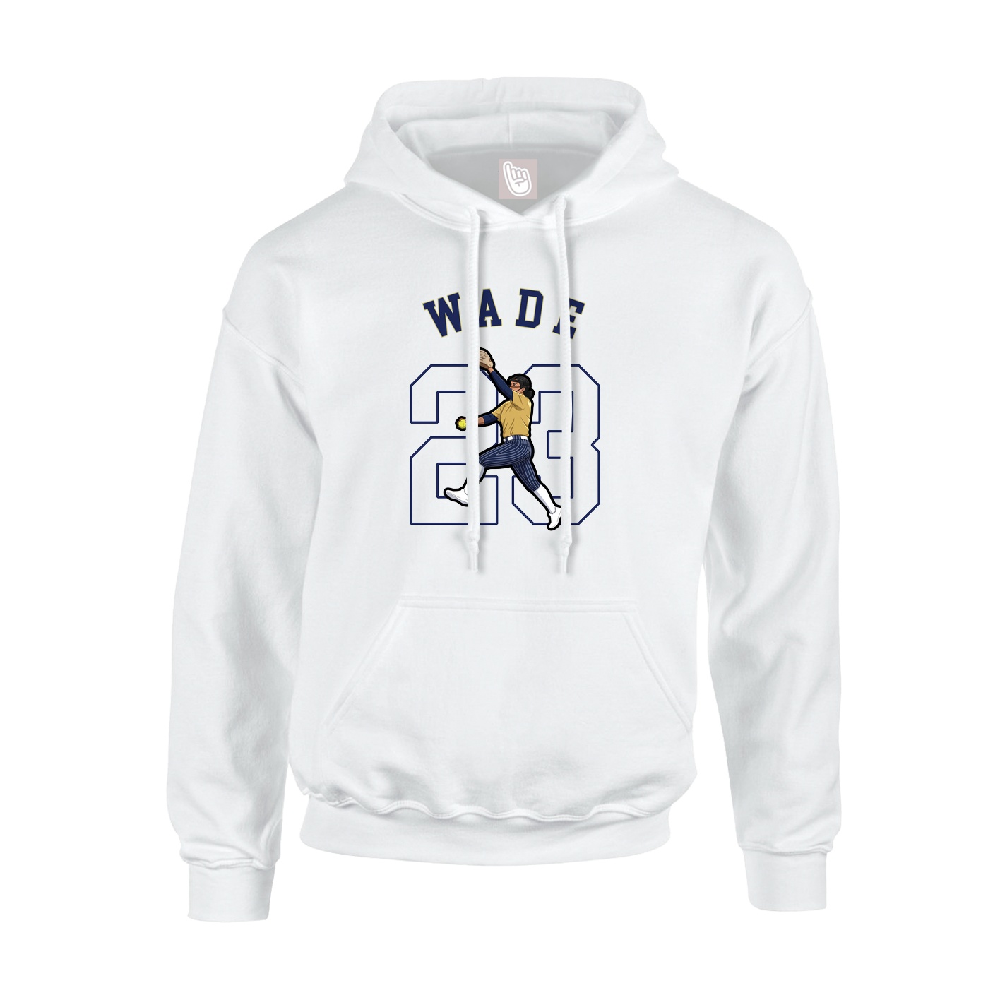 Hoodie — Shirsey Arch in White
