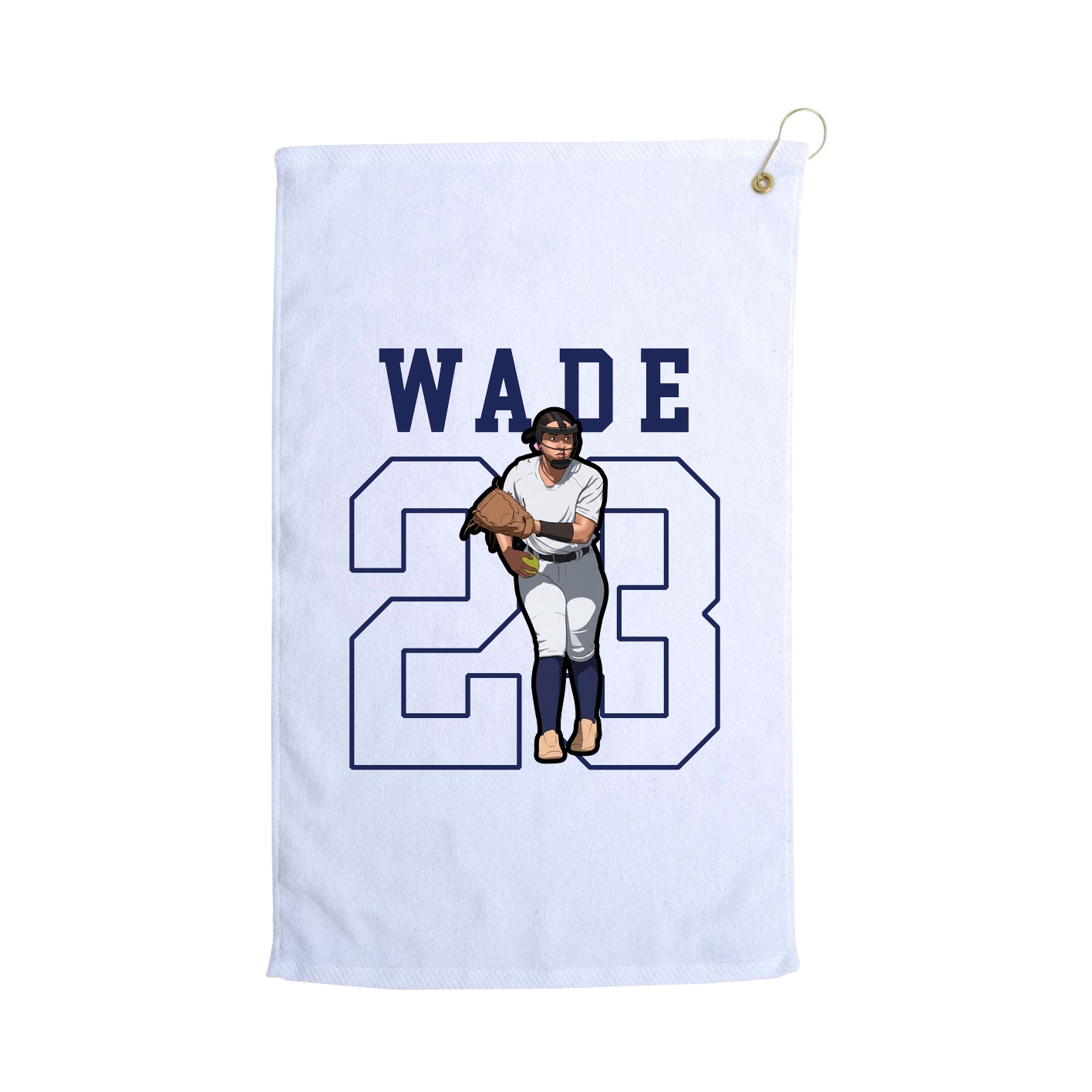 Golf Towel — Shirsey in White