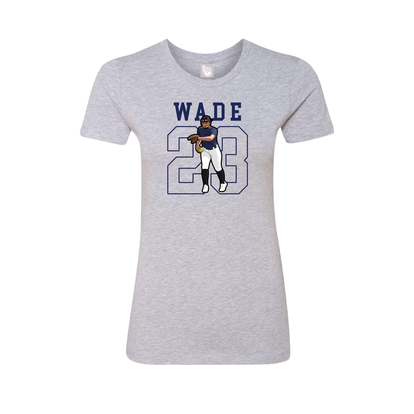 Fitted Women's Tee — Shirsey in Grey