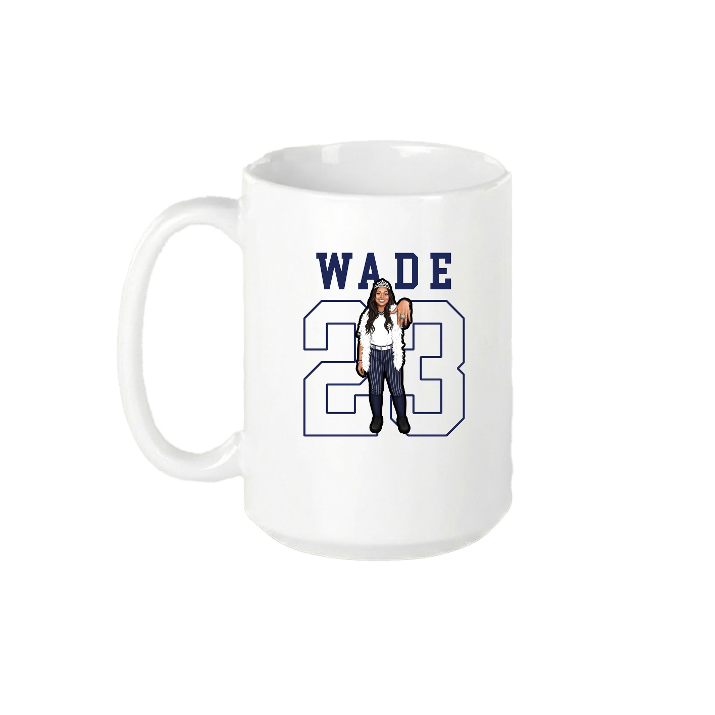 15oz Coffee Mug — Shirsey in White