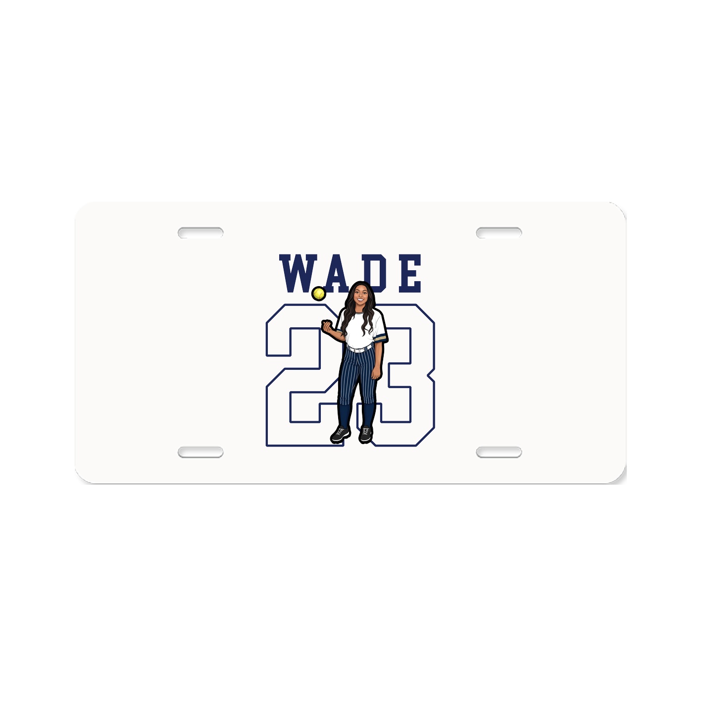 License Plate — Shirsey in Classic