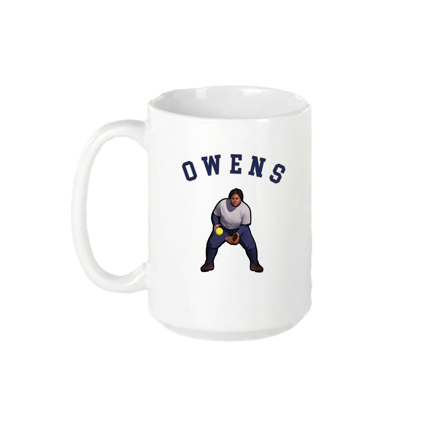 15oz Coffee Mug — Shirsey Arch in White