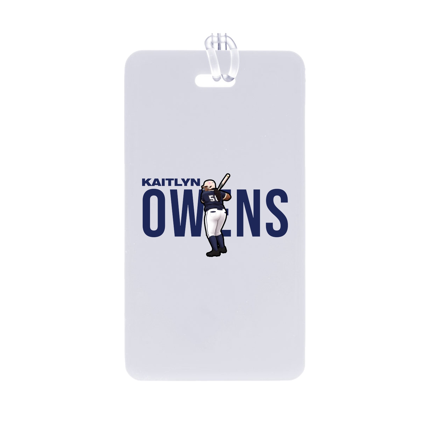 Bag Tag — Player Name in Classic