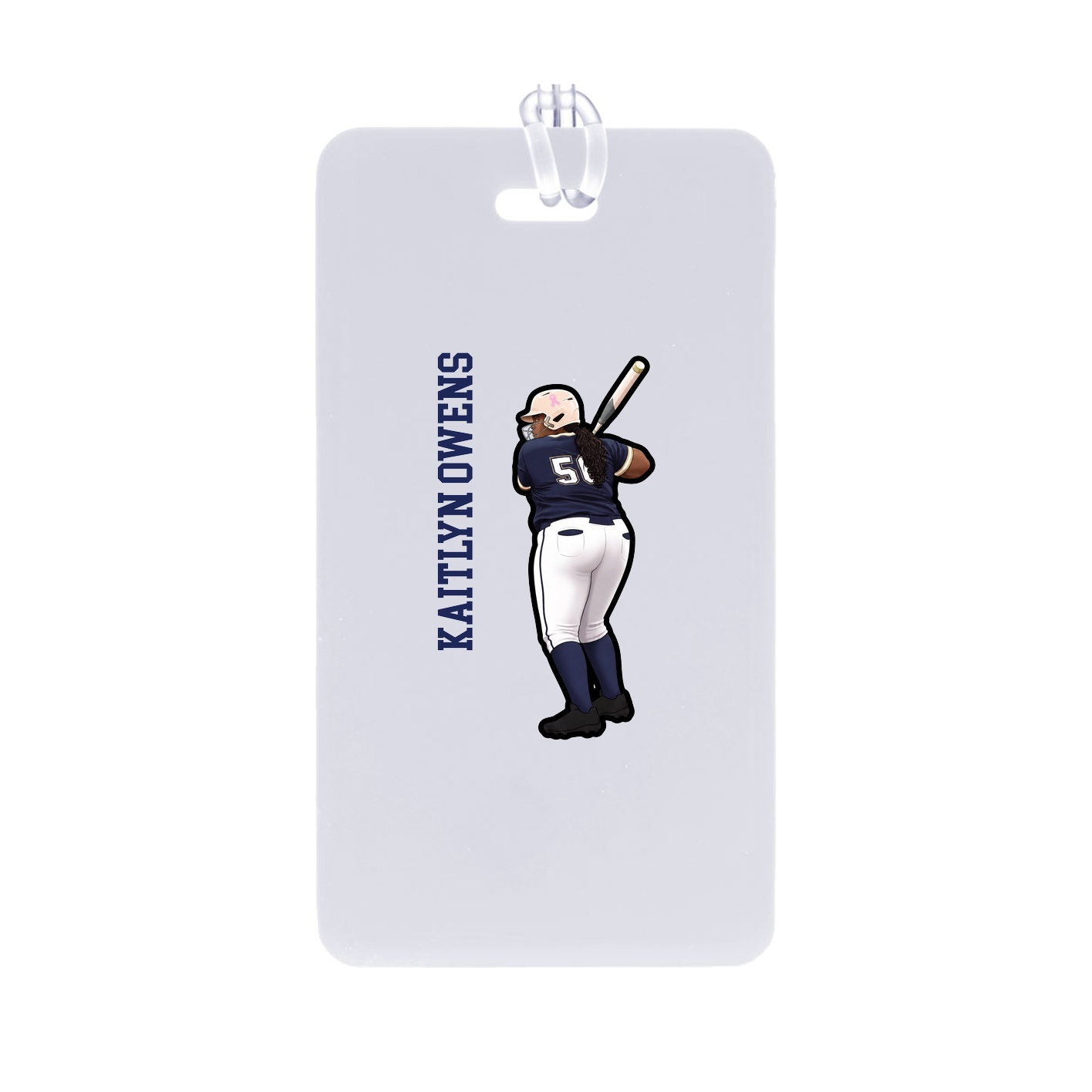 Bag Tag — Name Vertical in Classic