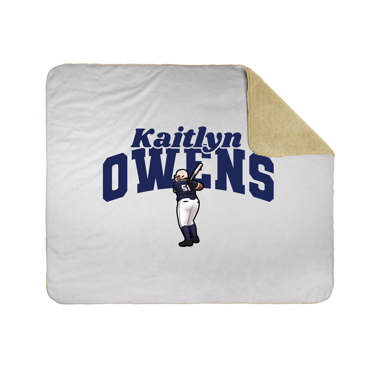 Throw Blanket — Signature Arch in White