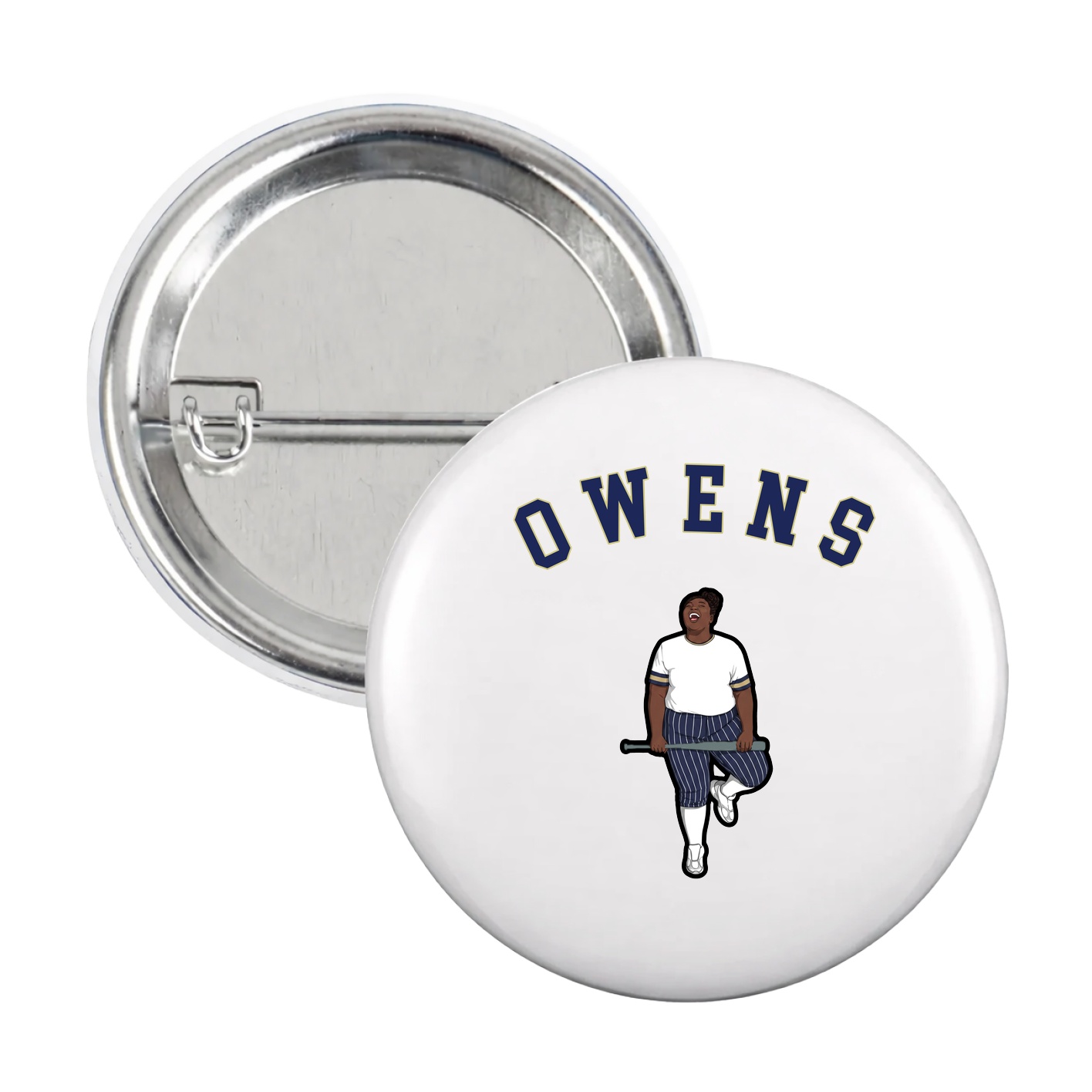Game Day Button — Shirsey Arch in White