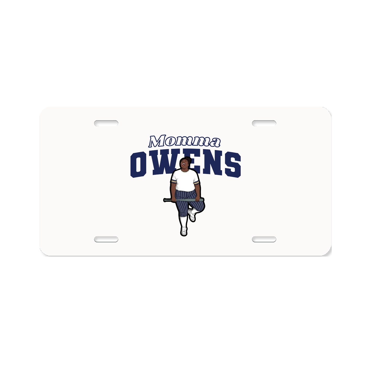 License Plate — Mothers Day Block in Classic