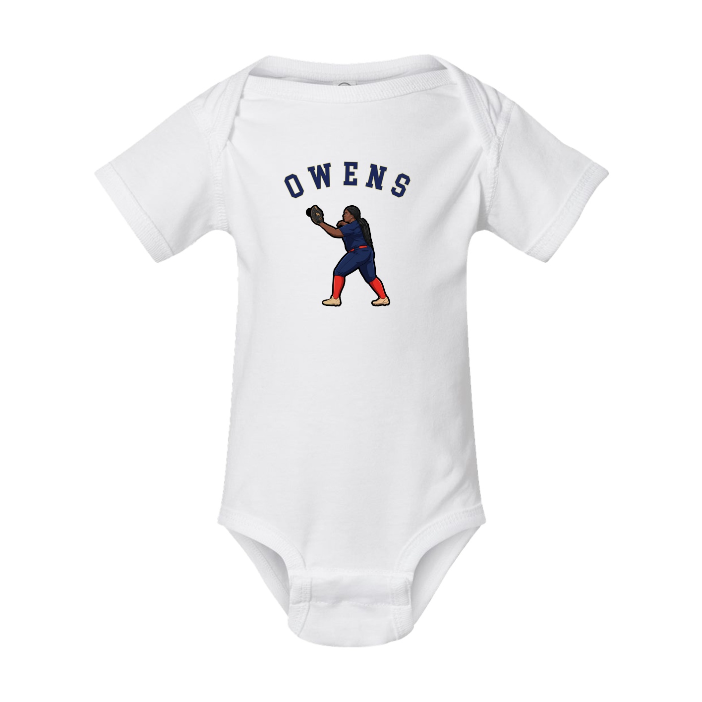 Baby Onesie — Shirsey Arch in White