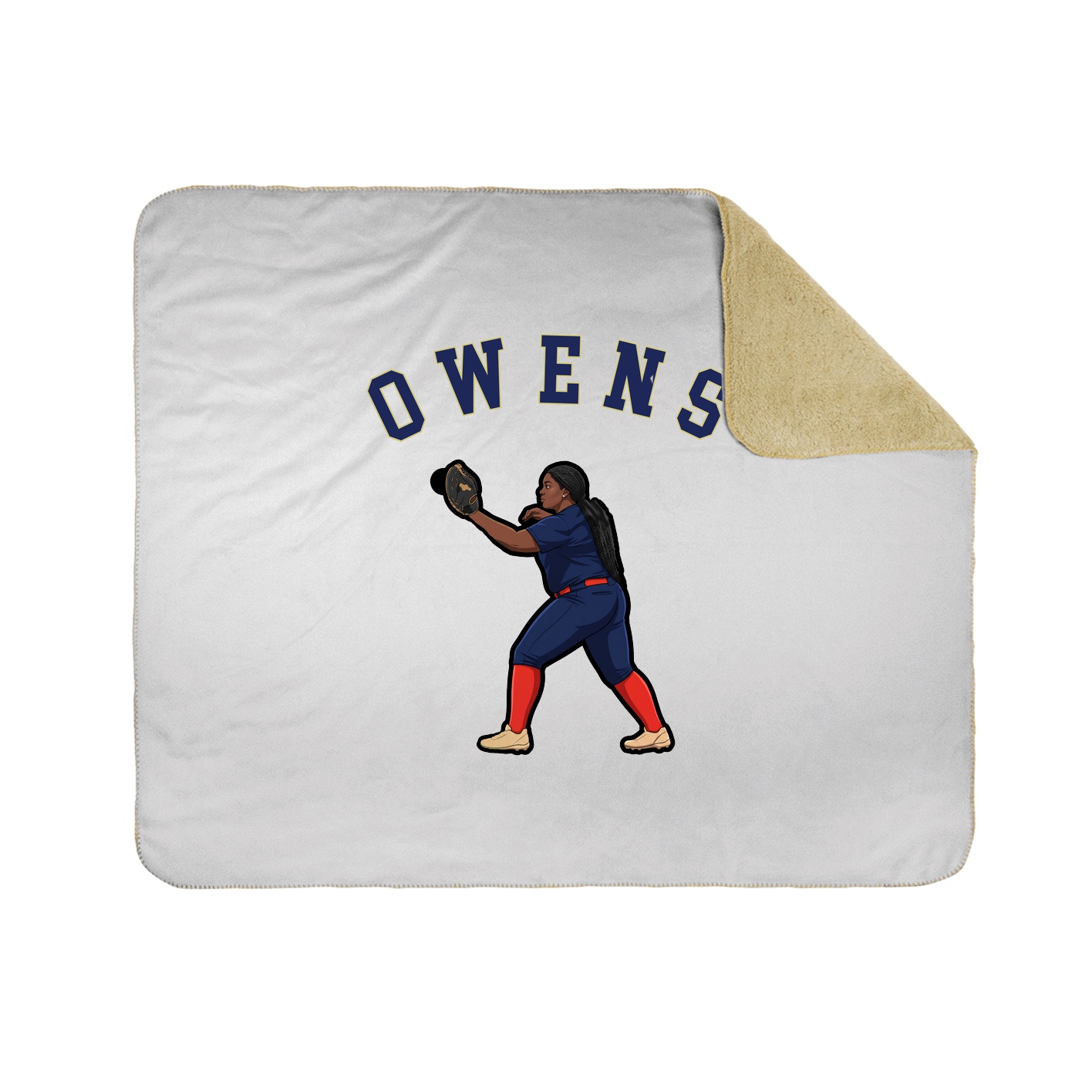 Throw Blanket — Shirsey Arch in White