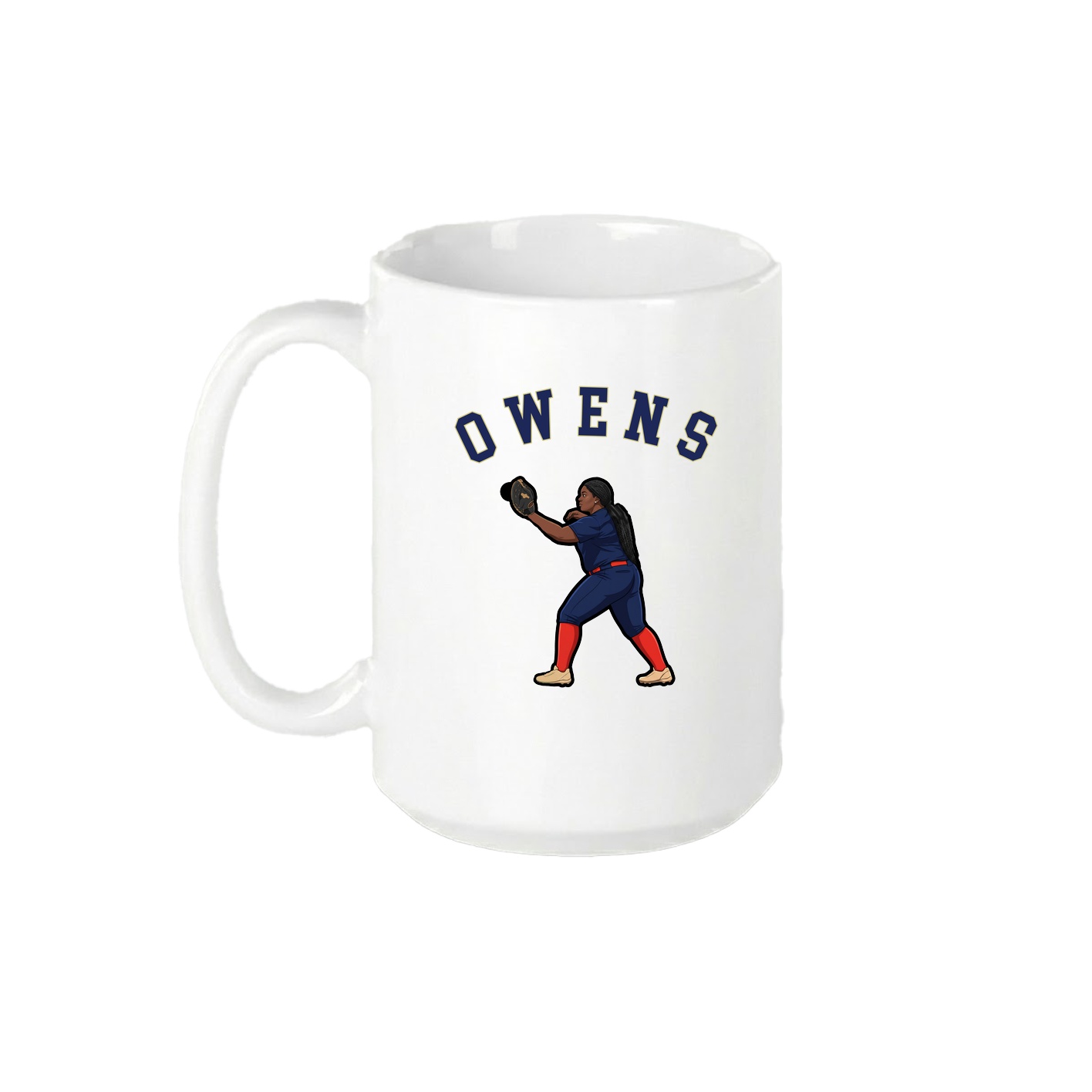 15oz Coffee Mug — Shirsey Arch in White