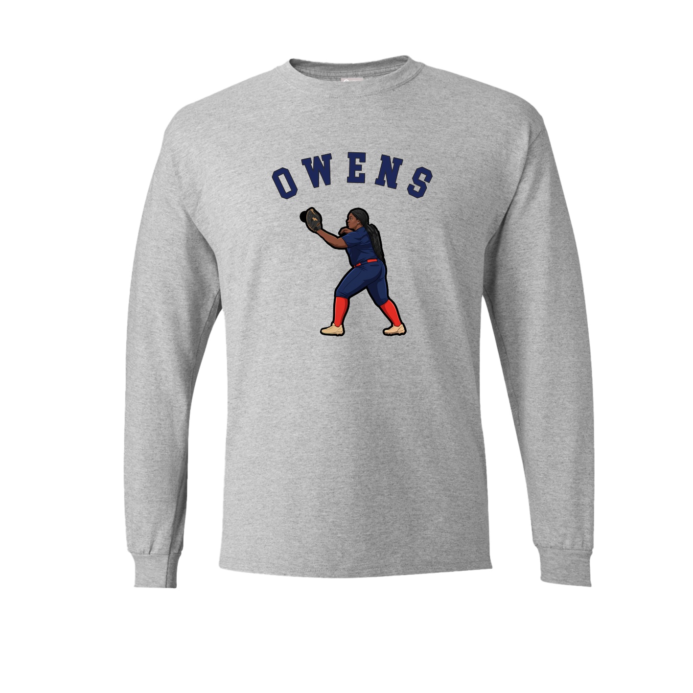 Long Sleeve Tee — Shirsey Arch in Grey