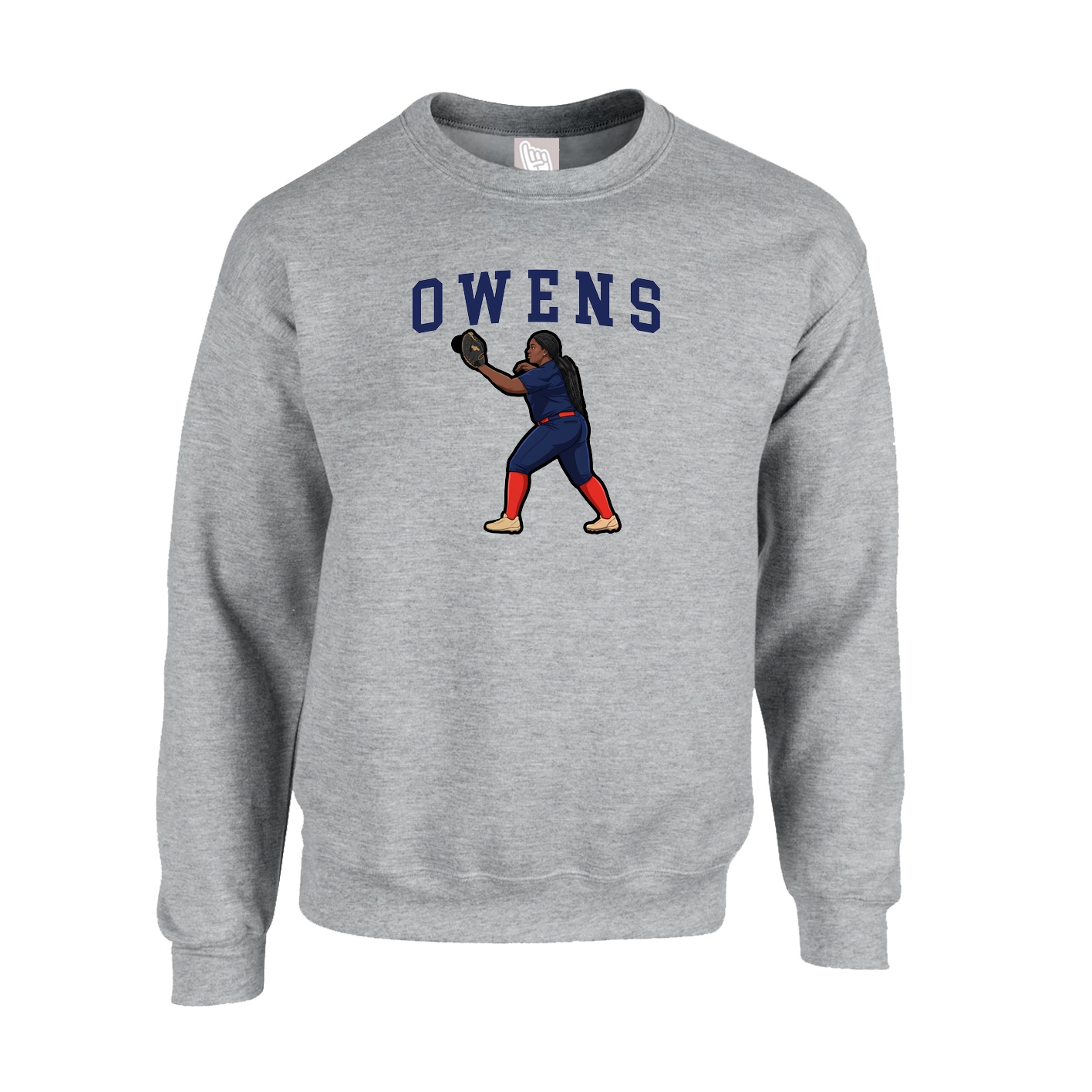 Fleece Crew — Shirsey in Grey