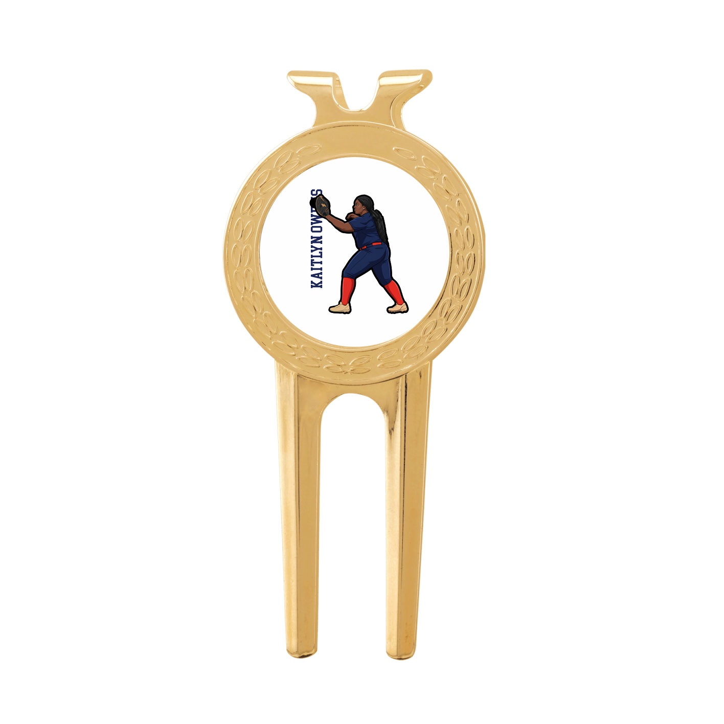 Divot Tool with Ball Marker — Name Vertical in Classic